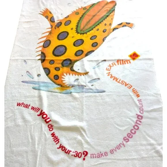 Vintage Oversize Kodak Beach Towel 58