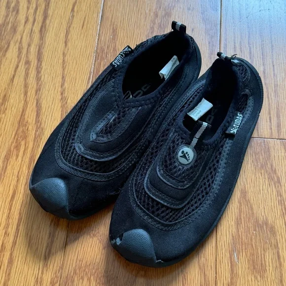 Cudas Juniors 13 Black Water Shoes with Slip-On Design