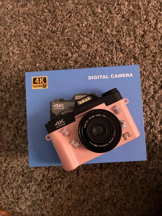 Digital 4K Ultra HD Camera - Pink