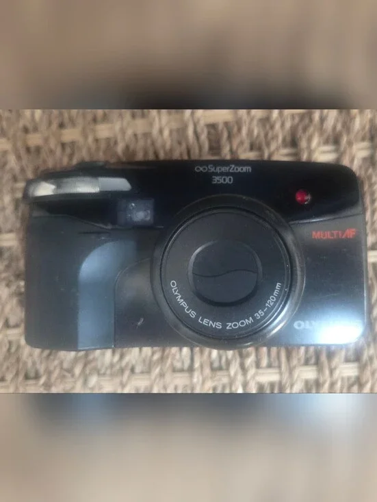 Olympus SuperZoom 3500 Compact Camera - Black