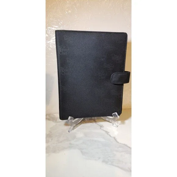 Pampered Chef Black Consultant Logo Organizer 