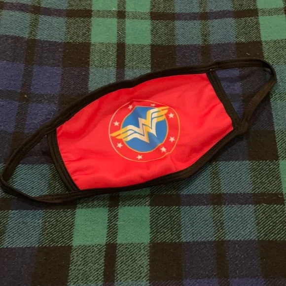 6/$20 New Red Wonder Woman face mask
