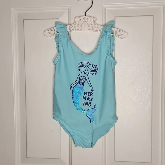 𝅺OSHKOSH B'Gosh Mermaid Swimsuit Size 4