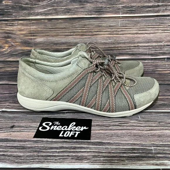 Dansko Women's‎ Honor Beige Suede Casual Walking Shoes 40 WIDE