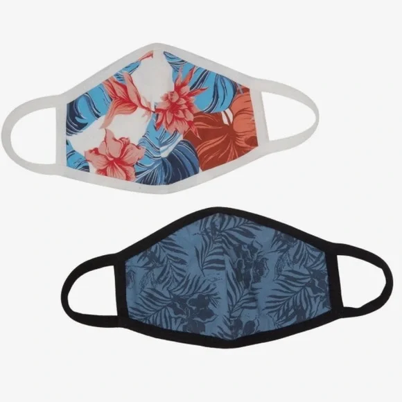 🎉NWT Roxy Reversible Face Mask Set of 2 🎉