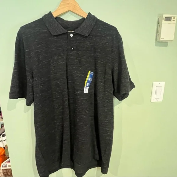6/$25 George Black Polo Shirt