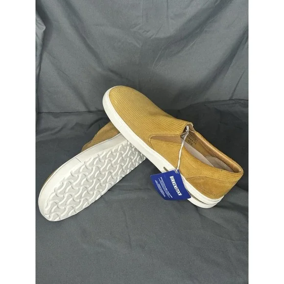 Birkenstock Oswego Low top suede sneaker shoes tan NWOB Women sz 11 Men Sz 9 (42