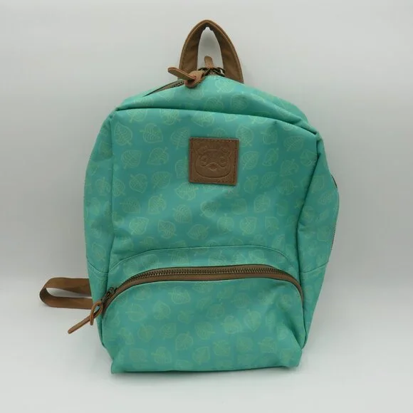 Animal‎ Crossing Nintendo Switch Backpack Controller Gear Leaf Print Travel Bag