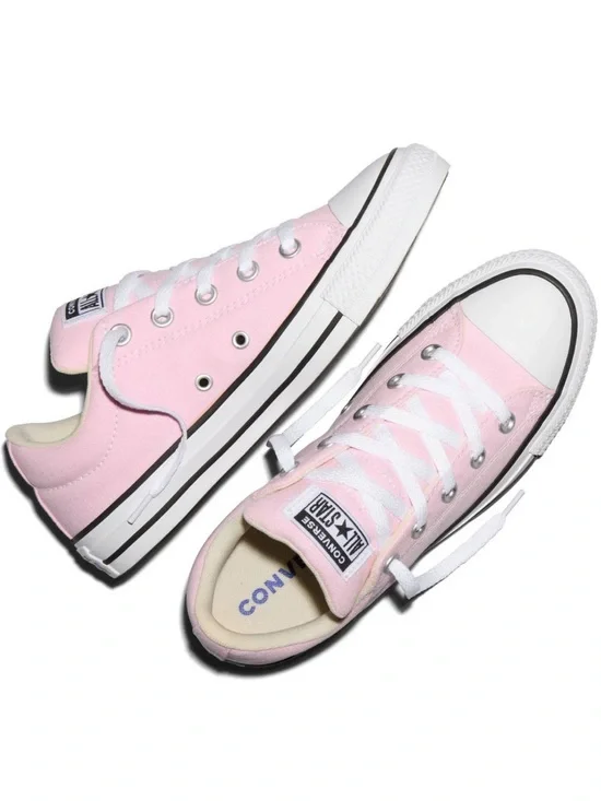 Converse - Low Top Sneakers Pink and White Kids Size 5