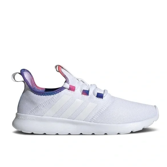 Adidas women’s CLOUDFOAM PURE 2.0 WHITE ACID RED size 9.5
