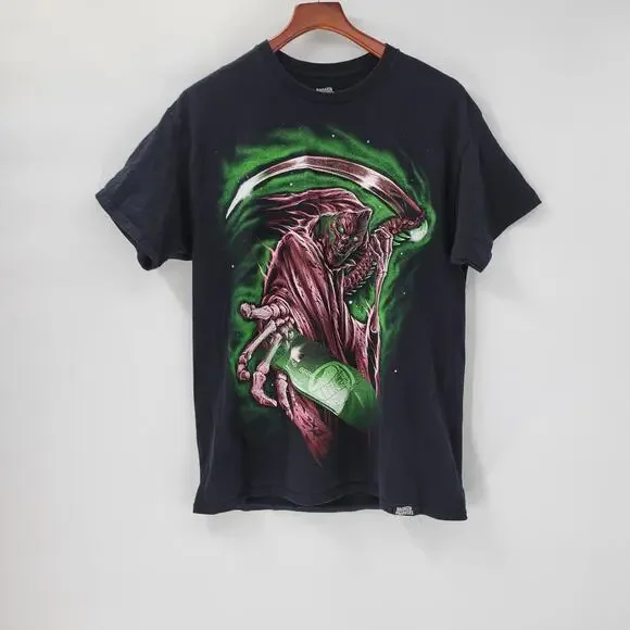Broken Promises Mens T Shirt Large Black Payback Crew Graphic Short Sleeve Tee