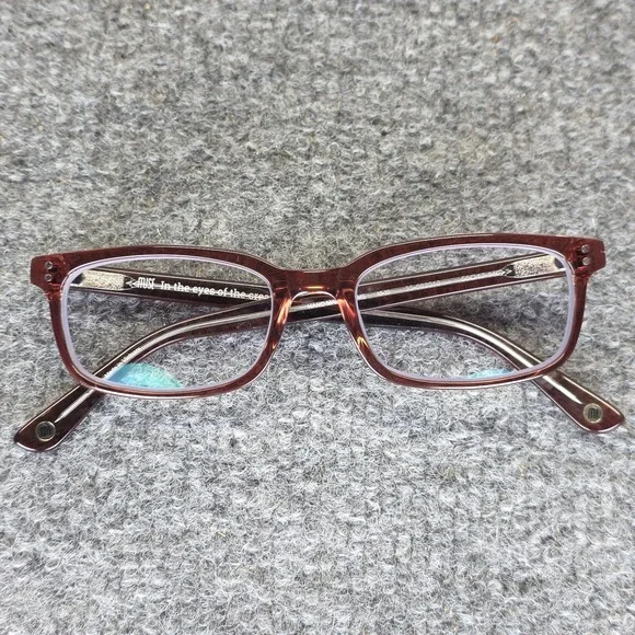 Muse Corvallis Brown/Clear‎ Rectangle 35-002010 Eyeglasses Frames 50-17-140