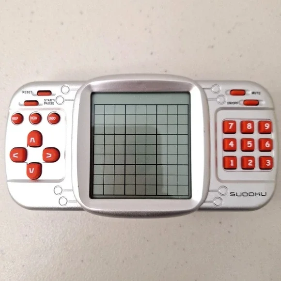 Vintage SUDOKU Electronic Handheld Game w/ Help and Hint Features TESTED