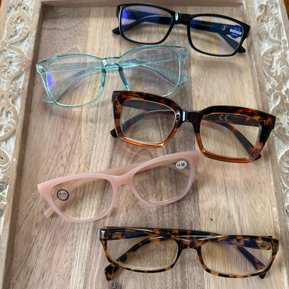 ✨ Bundle of 5 Blue Light Blocking Reader Glasses ✨
