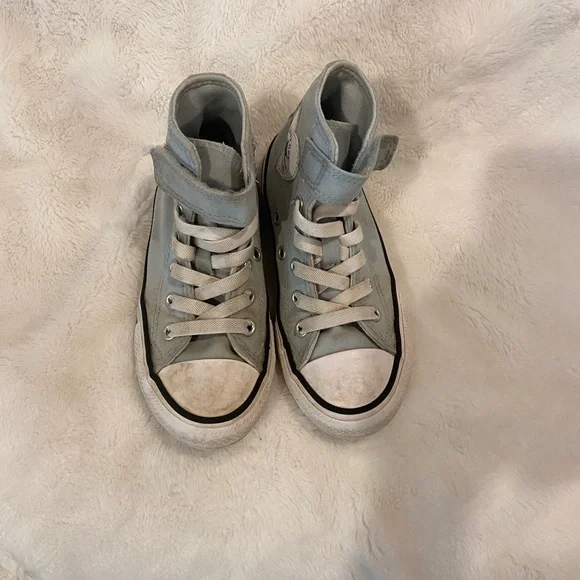 Converse Kids High-Top Sneakers - Light Gray