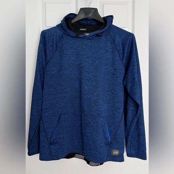 American Eagle, Men's Active Flex Blue Hoodie Pullover, Size L
