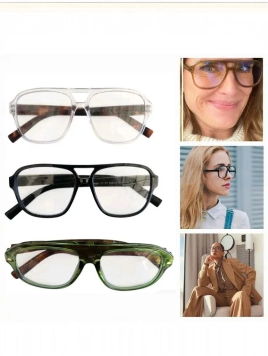 3 Pack NEW Aviator Oversized Reading Glasses Blue Light Block +2.50
