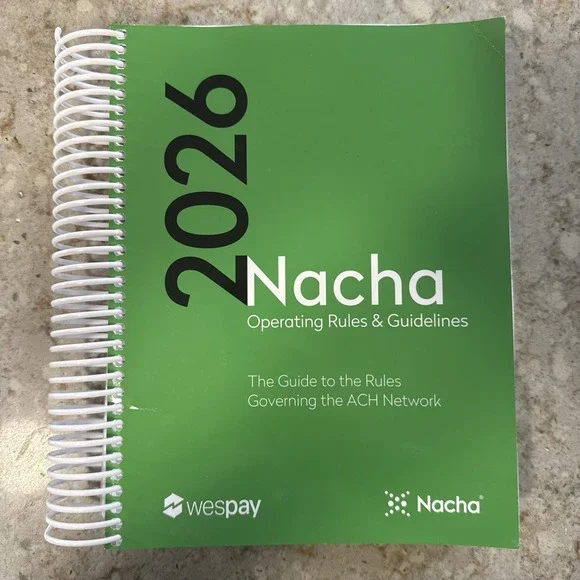 2026 Nacha Operating Rules & Guidelines - Spiral‎ Bound