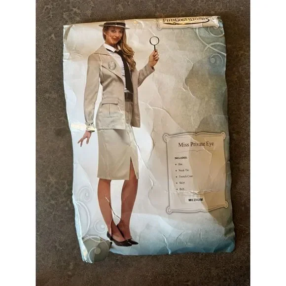 Fun Costumes Miss Private Eye‎ Sz Medium