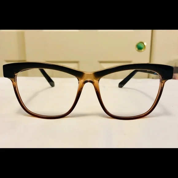New Veronika Wildgruber Orange & Black RX Frame