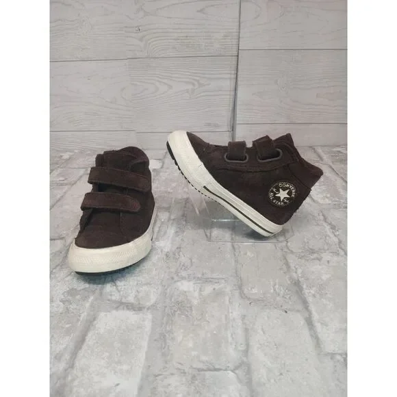 Converse All Star Children's Size‎ 4 Brown Suede High Tops