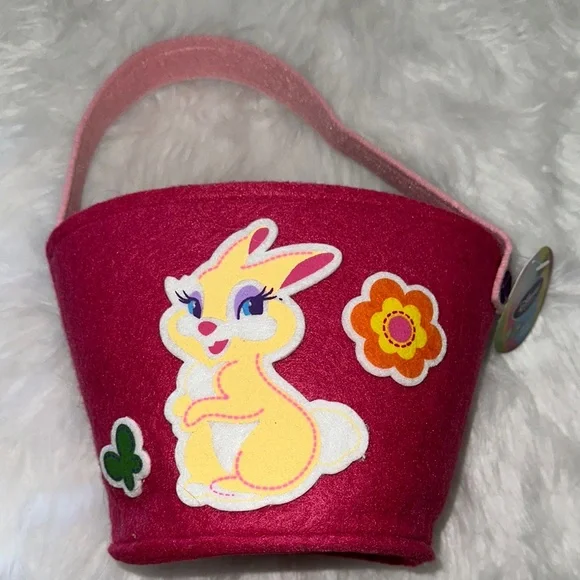 Disney Store Miss Bunny from Bambi Kids Basket for Easter or Halloween Candy NWT