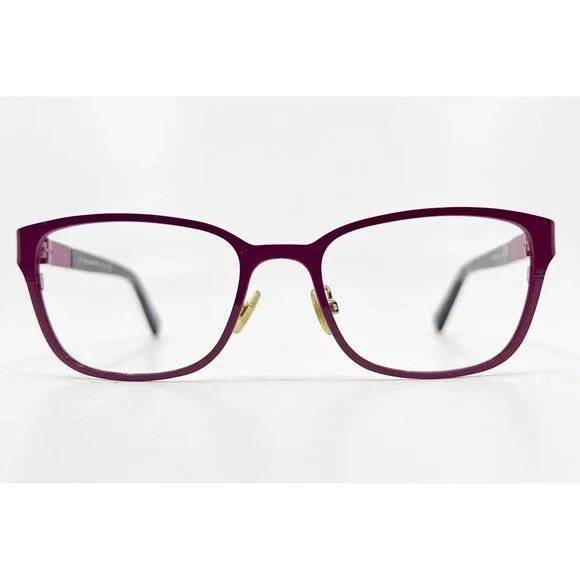 Kate Spade Ninette QJCQ 135 Eyeglasses Purple Gold Spade Womens 49-17