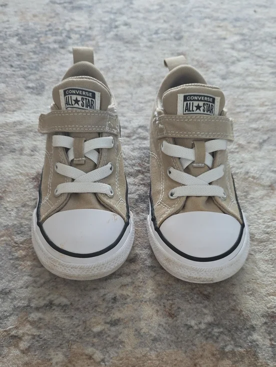 Converse Kids Tan Low Top All Star Sneakers
