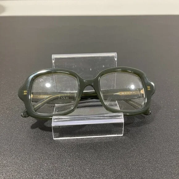 NWT Loewe Square Eyeglasses (add your script) Olive Green (JB1390)