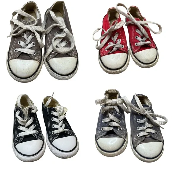 👟 Converse Toddler Chuck Taylor‎ All Star Shoes Bundle 👟 Size 7