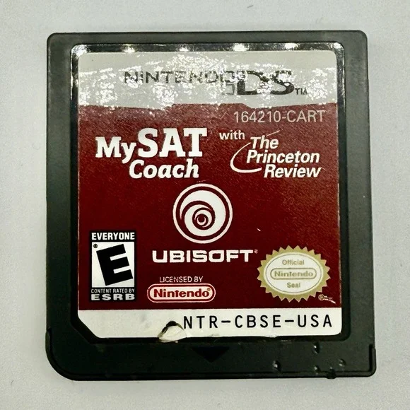 My SAT Coach with The Princeton Review‎ Nintendo DS Game Only No Case Tested