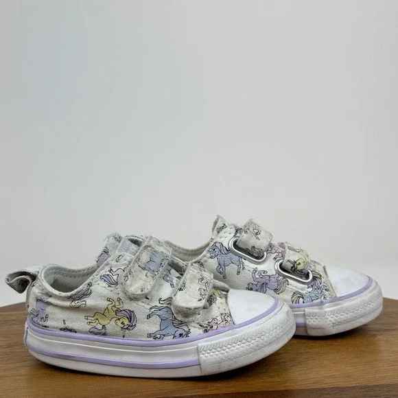 Little Kids Girls Converse Chuck Taylor All Star Easy On Unicorns Shoes Size 5 C