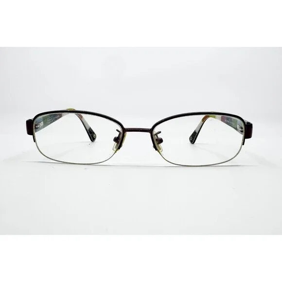 Coach Eyeglasses Women Purple Bettie HC 5004 9032 Semi Rimless 51-16-135