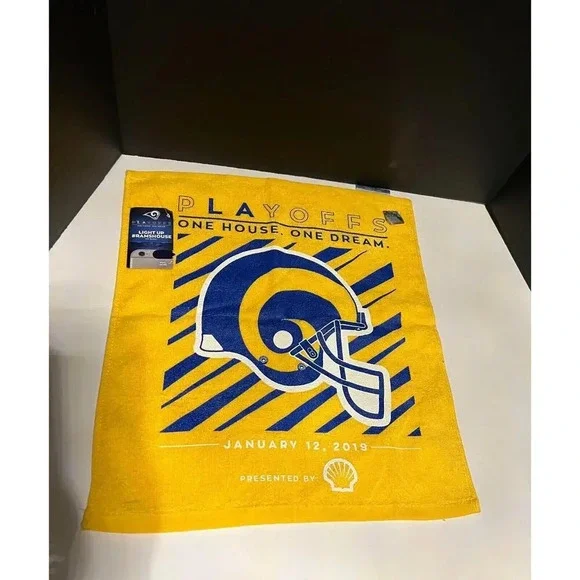 NFL Los Angeles Rams Rally Pro Towel Super Bowl LIII‎ New with Tag