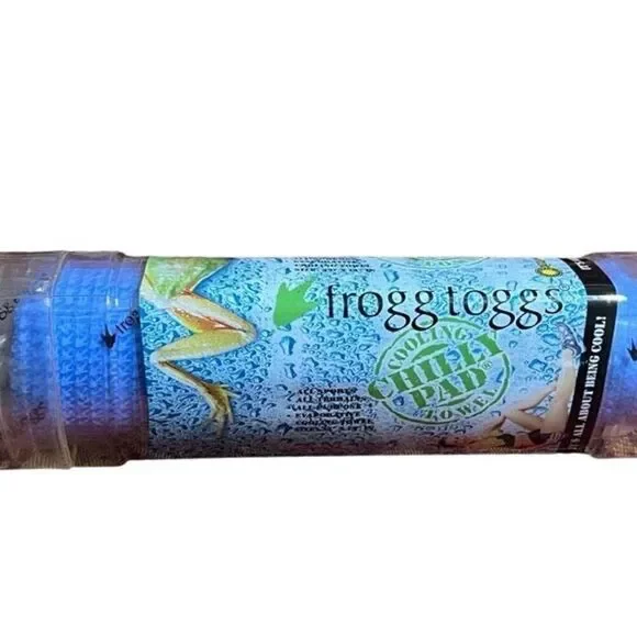 Frogg Toggs NWT Blue Chilly Pad 33 X 13 Cooling Wrap Towel Pad