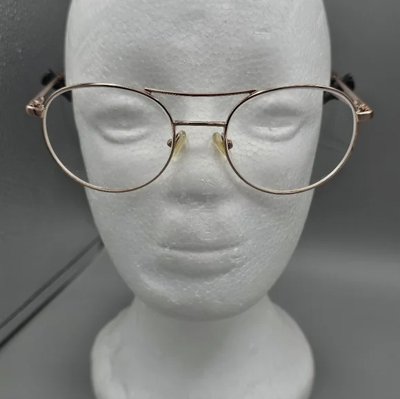 Beyonce Dereon Aviator Rose Gold‎ Metal Eyewear Frames Dov539 52/20 Beehive