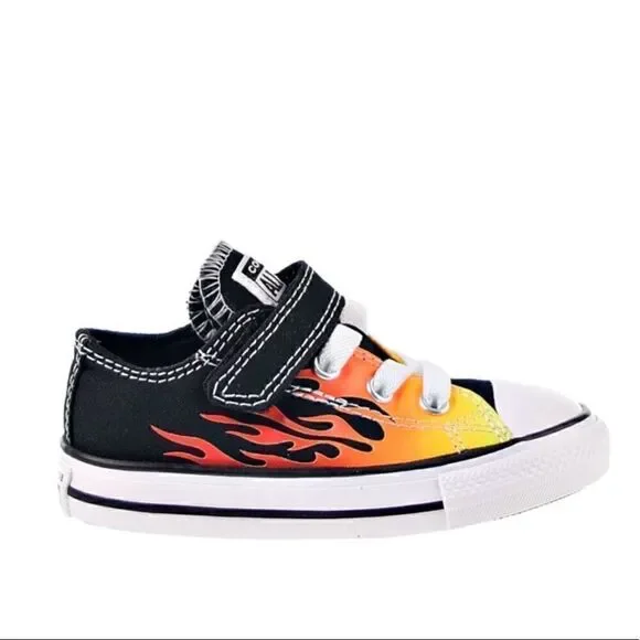 Converse | Chuck Taylor All Star 1V Lo Flames Toddler Shoes