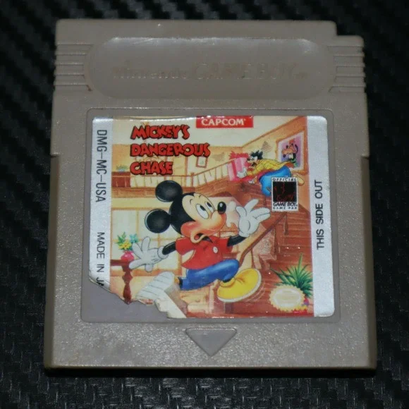 MICKEY'S DANGEROUS CHASE‎ (Gameboy, 1987) TESTED & WORKS DISNEY NINTENDO GAMEBOY