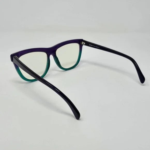 SEE Eyeglasses Frames Purple Green Ombre Italy Designer Glasses FRAMES ONLY‎
