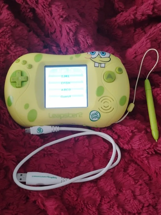 Leapster2 Handheld Game System SpongeBob SquarePants Themed