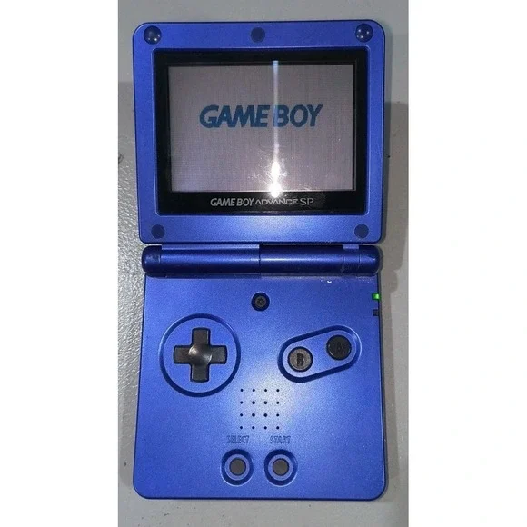 Nintendo Game Boy Advance SP GBA Cobalt Blue Handheld Console System AGS-001