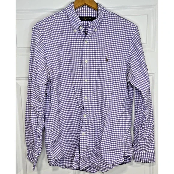 Ralph Lauren Blue Label Mens Large Oxford (Multicolored Pony)