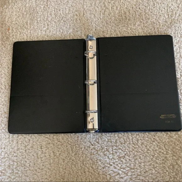 4/$15 One Black binder