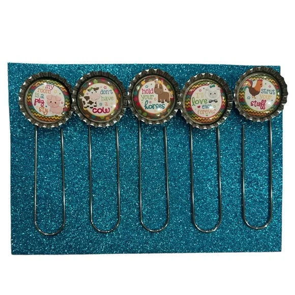 NEW Cute Animals Jumbo Planner Clip Bundle