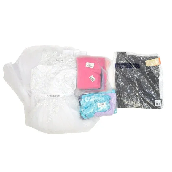 Wholesale Bulk Lot Of 11 Girls Size Large 10/12 Mixed Season Tops Bottoms