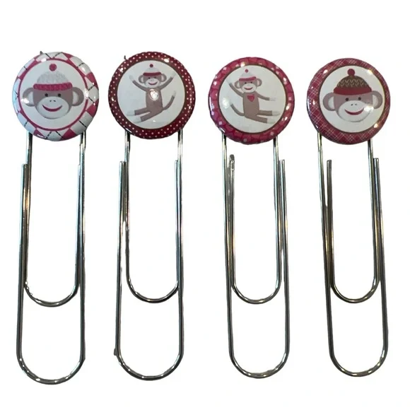NEW Sock Monkey Planner Clip Bundle