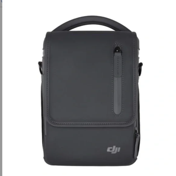 DJI Mavic Black Messenger Bag with Adjustable Strap and Minimalist Design