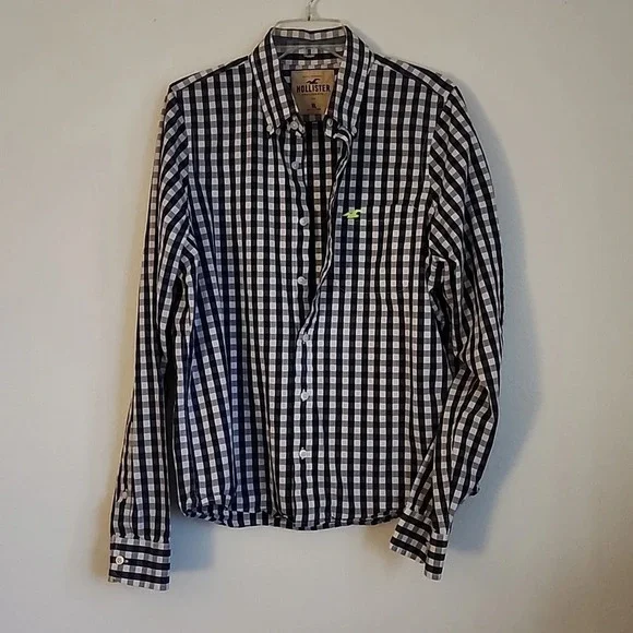 HOLLISER California Button Down Logo Shirt Sz XL