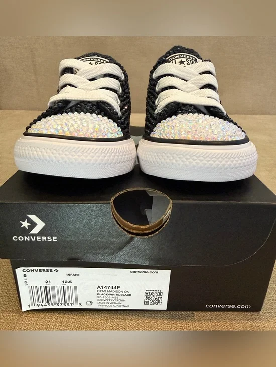 Bling Custom Converse Madison Toddler 5C