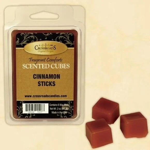 Crossroads Scented Cubes 2 Oz. Set of 4 - Cinnamon Sticks
